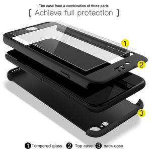 Luxury 360 Degree Full Protection Case For iPhone