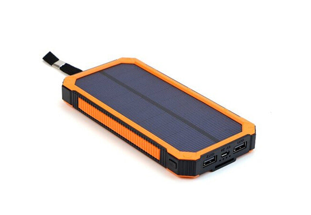 Solar Power Bank 15000mah With LED Lamp