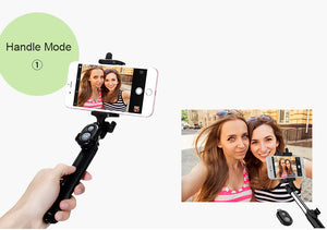 Selfie Stick+Tripod+Bluetooth Shutter Remote Controller