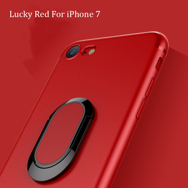 Magnetic Ring Holder Cover For iPhone