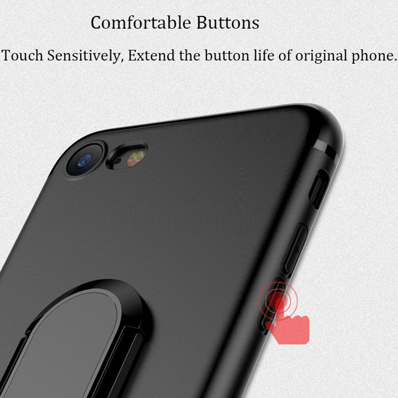 Magnetic Ring Holder Cover For iPhone