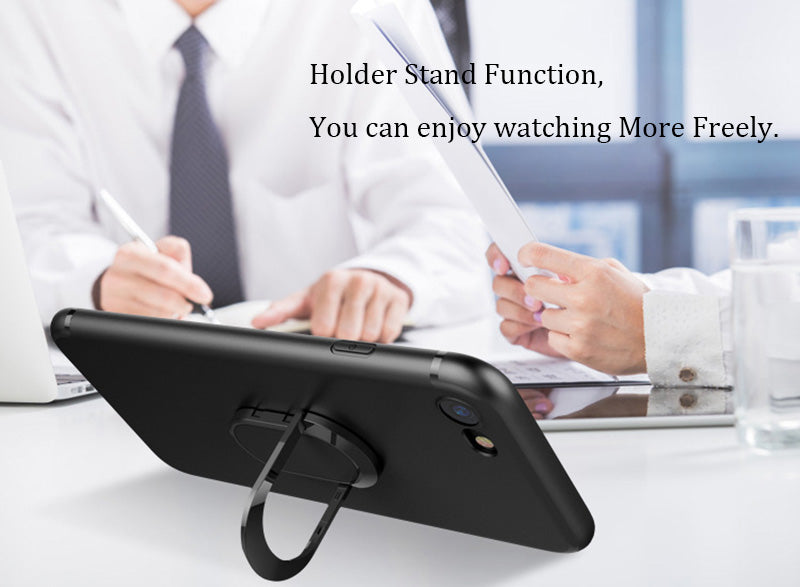 Magnetic Ring Holder Cover For iPhone