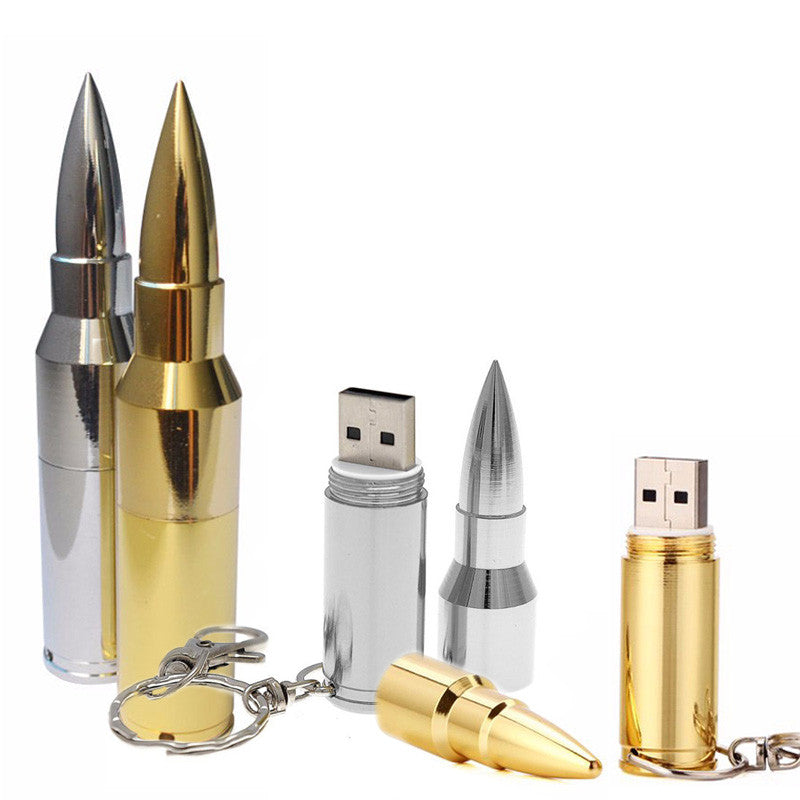 Metal Bullet Shape USB Memory Stick