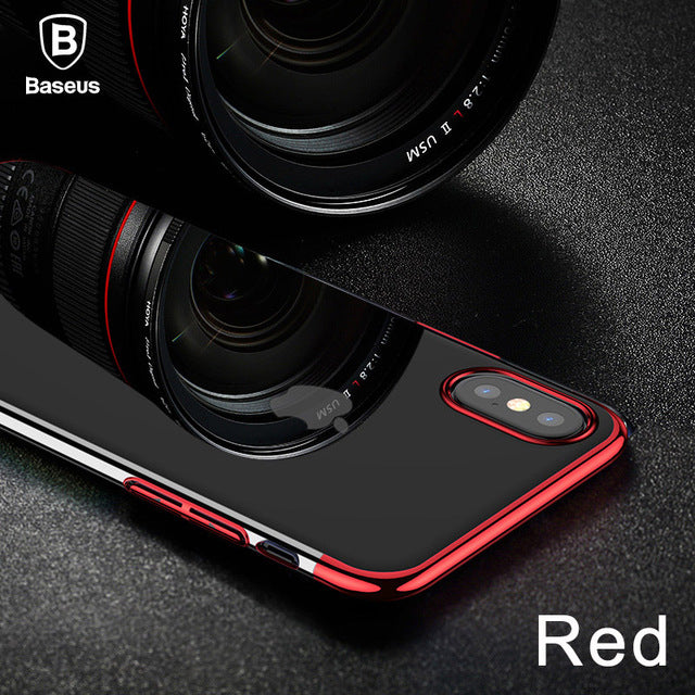 Baseus Shining Plating Phone Case for iPhone X