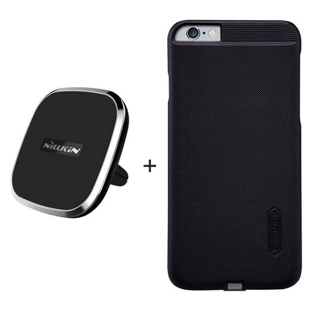 iPhone 6/ 6s case 4.7'' Qi wireless car charger Pad magnetic +receiver case