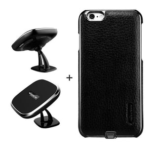 iPhone 6/ 6s case 4.7'' Qi wireless car charger Pad magnetic +receiver case