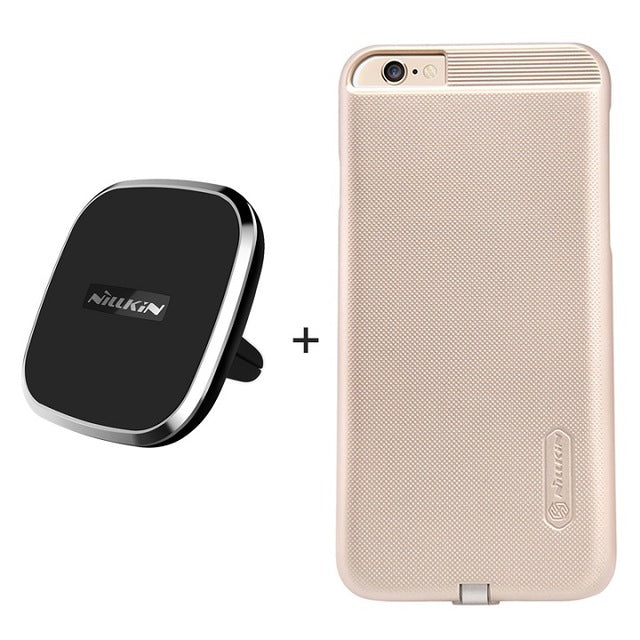 iPhone 6/ 6s case 4.7'' Qi wireless car charger Pad magnetic +receiver case