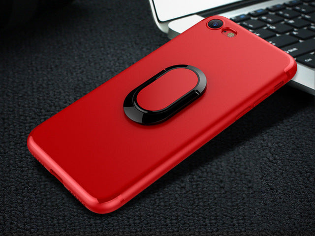 Magnetic Ring Holder Cover For iPhone