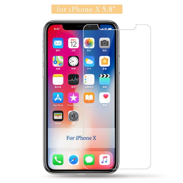 9H tempered glass For iphone