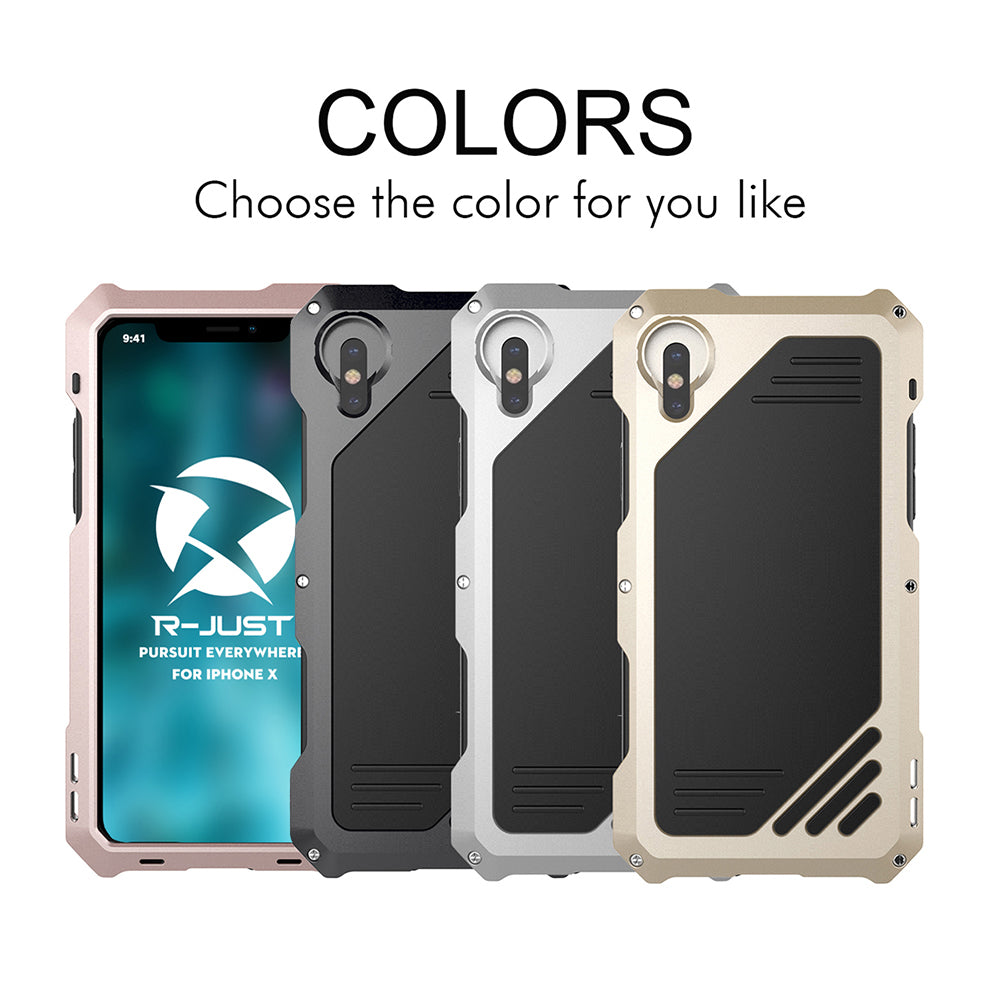 iPhone Doom armor Dirt Shockproof +Tempered glass+lens