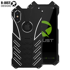 Luxury Aluminum Metal Armor Case for iPhone X