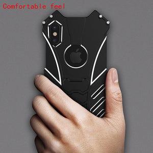Luxury Aluminum Metal Armor Case for iPhone X