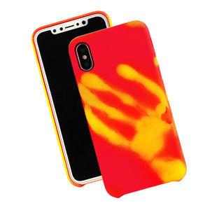 Silicone Heat Induction Change Color  Case For  iPhone