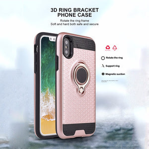 iPhone X magnetic finger ring holder