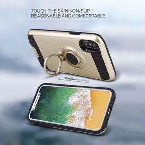 iPhone X magnetic finger ring holder