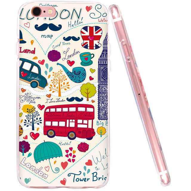 Flower Soft silicone Shell for Apple iPhone