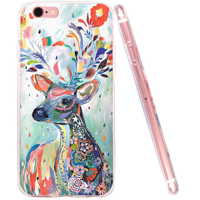 Flower Soft silicone Shell for Apple iPhone