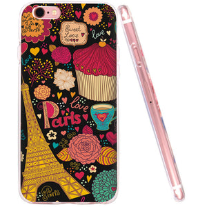 Flower Soft silicone Shell for Apple iPhone