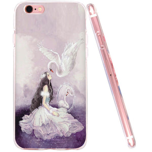 Flower Soft silicone Shell for Apple iPhone