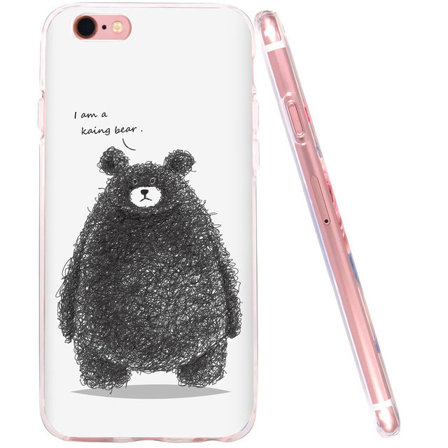 Flower Soft silicone Shell for Apple iPhone
