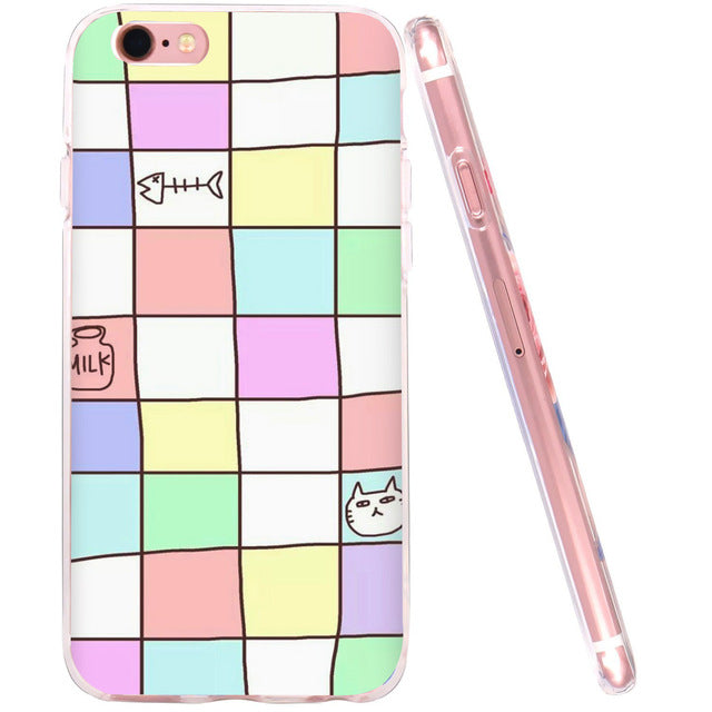 Flower Soft silicone Shell for Apple iPhone