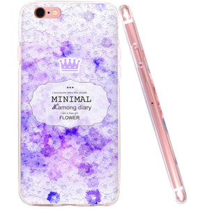 Flower Soft silicone Shell for Apple iPhone