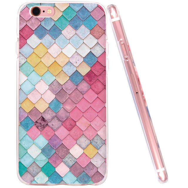 Flower Soft silicone Shell for Apple iPhone