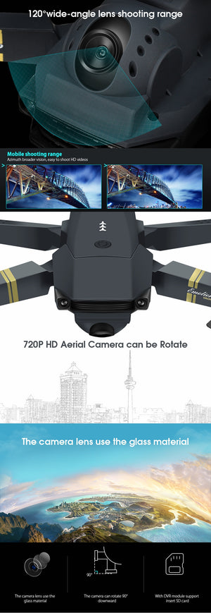 Black Dragon Foldable Arm RC Quadcopter Drone