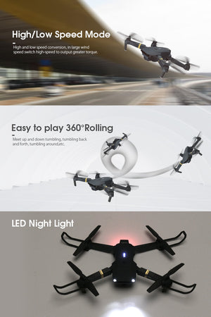 Black Dragon Foldable Arm RC Quadcopter Drone