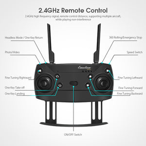 Black Dragon Foldable Arm RC Quadcopter Drone